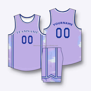 Ensemble de maillots de basket-ball américain de haute qualité personnalisés OEM Chemise de sublimation pour les clubs d'équipe Plus Size Option disponible - Product Image 5