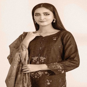 ZALIKA Vol Tawakkal Women's Three-Piece Punjabi Suit Heavy Embroidered Viscose Long Frock Salwar Kameez for <b>Eid</b> Indian <b>Pakistani</b> - Product Image 2