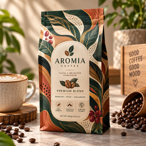 Café Monterra Signature Blend 250g, Bolsa Resellable con Cierre Superior, Empaque Laminado BOPP/VMCPP, Impresión Serigráfica - Product Image 3