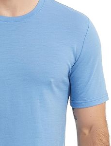 T-shirts Homme Personnalisés à Manches Courtes en Laine Mérinos 100% Respirants et à Séchage Rapide, Légers, Vente en Gros à Faible MOQ - Product Image 2
