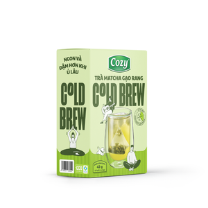 Caja para Bolsitas de Té de Alta Calidad, Suministro de Fábrica, Té Frío en Bolsitas, 12 Bolsitas por Caja, Cajas de Empaque para Bolsitas de Té, Sabor Matcha Genmaicha - Product Image 2