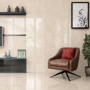 Azulejos de Porcelana Sólida Athena Pearl de 600x1200mm, Brillantes, para Piso y Pared, Interior Moderno, Textura de Piedra, Adhesivos, para Sala de Estar y Cocina - Product Image 1