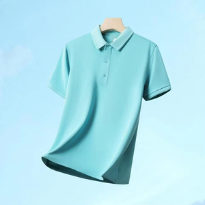 เสื้อโปโลผู้ชายสั่งทำขายส่ง OEM ODM แขนสั้น ผ้าฝ้าย ระบายอากาศดี เหมาะสำหรับฤดูร้อน แบบทางการ สีพื้น ผ้าเจอร์ซีย์ สำหรับเล่นกอล์ฟ สีตามสั่ง - Product Image 2