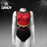 Justaucorps de gymnastique personnalisé avec un design personnel, tissus Mystique, couleur dégradée, justaucorps de performance ajusté