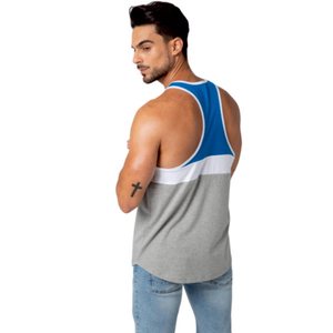 Latest Design Mens Casual Tank Top Crew Neck Breathable Quick Dry Sports Gym Fitness Wear - Product Image 2