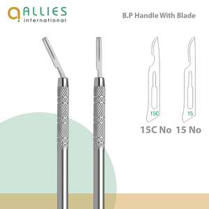 Manche de scalpel chirurgical BP en acier inoxydable pour une utilisation précise des lames - Manche BP pour usage chirurgical - Product Image 2