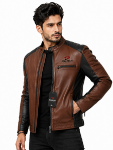 Veste aviateur classique pour homme en cuir d'agneau de qualité supérieure, design multi-poches pour un usage décontracté et en plein air, faible MOQ, vente en gros - Product Image 4
