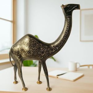 Centre de table en laiton de qualité supérieure, fait main, pour la décoration de chambre et de bureau - Product Image 1