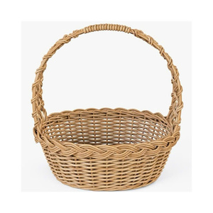 Cesta decorativa de bambú tejida para almacenamiento en el hogar, exhibición y presentación de regalos - Product Image 1
