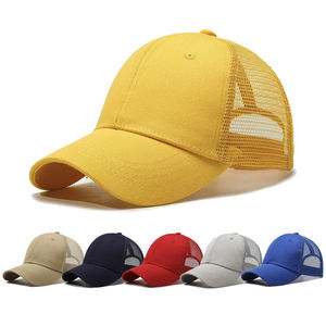 Casquette Trucker Homme à Visière Courbe, Dos en Maille, Réglable, Respirante, pour Activités de Plein Air, Décontractée, Sportive, Style de Vie - Product Image 2
