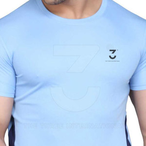 Ropa Deportiva para Hombre, Camisetas de Gimnasio Tejidas, Transpirables, de Secado Rápido, Fabricadas con Material de Poliéster Duradero para Entrenamiento Atlético - Product Image 4