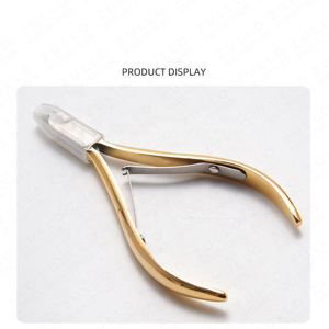 Coupe-cuticules en acier inoxydable robuste, argenté, outil professionnel de manucure et pédicure avec une mâchoire de précision tranchante - Product Image 5