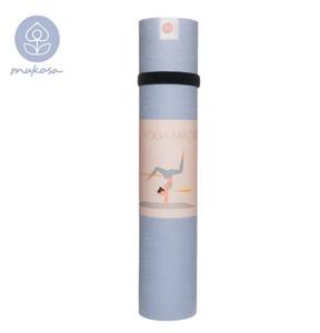 Tapis de yoga en caoutchouc naturel de haute qualité Mukasa 5 mm, options personnalisables, non toxique, excellente amorti, 183x61 cm, utilisation à domicile ou en salle de sport, Taïwan - Product Image 1