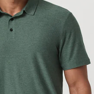 พิมพ์โลโก้ตามสั่ง / สีพื้นพร้อมออกแบบโลโก้ตามสั่ง สำหรับเสื้อยืดโปโลผู้ชายสไตล์ฤดูร้อน คอปกพับได้ คุณภาพสูง - Product Image 4