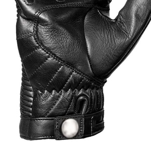 Gants de moto en cuir véritable personnalisés pour hommes Gants d'équitation à doigts entiers coupe-vent d'été respirants pour hommes avec protection dure - Product Image 6