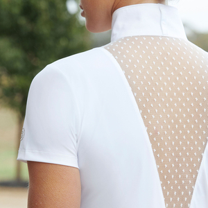 Camiseta de Equitación Elástica en 4 Direcciones de Alta Calidad, Capa Base para Competición, Camisa de Polo con Tela Técnica Suave al Tacto - Product Image 2