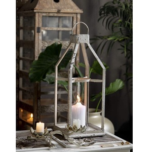 Classical Hanging Silver Metal Candle <b>Lanterns</b> Led Candle <b>Lantern</b> Holder for Indoor Outdoor Home Decorative - Product Image 4