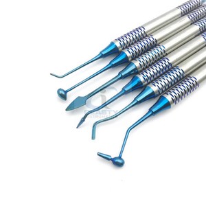 Ensemble d'outils de nettoyage des tissus mous dentaires, 6 pièces, acier inoxydable, instrument d'hygiène buccale professionnel, réutilisable, CE ISO - Product Image 5