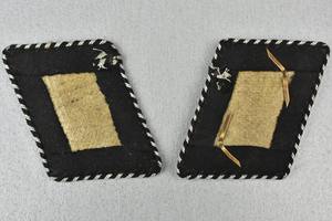 Pares de insignias de cuello para uniforme ceremonial de oficial, bordadas a mano para uniforme de oficial - Product Image 2