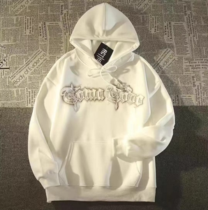 Y2K Graphic Zip Up Hoodie Gothic Lightning <b>Star</b> Print Oversized Streetwear Sweatshirt For Men - Product Image 1