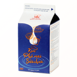 Best Manufacture Wholesale Non Dairy Cream Yogurt <b>Cheese</b> Dessert Creamer 500G Coffee & Milk Tea <b>HALAL</b> OEM/ODM Service Global - Product Image 1