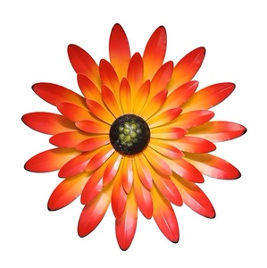 Beautiful Handmade Metal Rustic Decorative <b>Flower</b> <b>Wall</b> Sculpture Art for Wedding Anniversary Easter Birthday Other Home Decor - Product Image 1