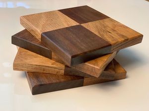 Posavasos de Madera de Moda, Posavasos de Madera de Tendencia, Gran Demanda, Económicos, Venta Directa de Fábrica en Amazon - Product Image 5