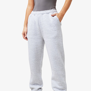 Vente directe usine – Pantalon de jogging taille haute décontracté pour femme avec poches - Product Image 1