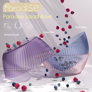 Juego de Vajilla PGT French Retro Wave Ripple - 5 Piezas Ecológicas y Elegantes - Platos y Tazones para Cena - Venus Loose Pow (Hecho en Taiwán) - Product Image 3