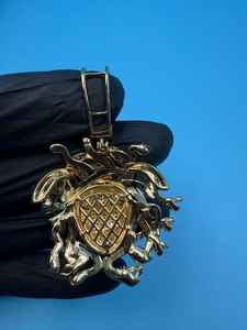 Colgante de Moissanita Multicolor Personalizado con Rostro de Personaje, Estilo Vintage Iced Out, Plata 925, Joyería Fina de Lujo, Colgantes y Dijes - Product Image 4