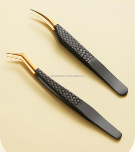 Pinzas de extensión de pestañas, Accesorios de belleza, pinzas de agarre de diamante - Product Image 6