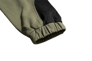 Jersey de retales personalizado para hombre y mujer, jersey de manga larga con bolsillo tipo canguro, de forro polar de poliéster, con capucha informal, venta al por mayor - Product Image 5