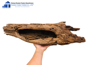 Décoration d'aquarium en bois flotté naturel THANH TUNG THINH, forme irrégulière, bois durable pour aménagement de bassin à poissons - Product Image 6