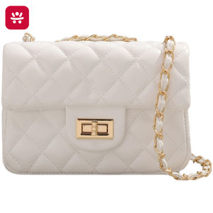 Correa de hombro <span class=keywords><strong>DIY</strong></span> para bolso de mujer, accesorios de cadena metálica para bolso cruzado con correa de cadena de hierro y cuero PU, en stock. - Product Image 4