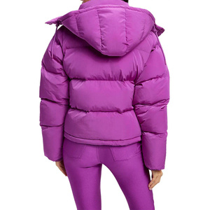 Smart Fit Winter Puffer Jacket for Women Warm Bubble Cotton Padded Street Fashion Breathable <b>Canvas</b> Womens Jacket - Product Image 2