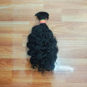 Extensions de cheveux vierges naturels indiens du sud, doux et soyeux, 24 pouces (longueur étirée), pointes épaisses, toutes couleurs, provenance unique, cheveux humains vierges - Product Image 1