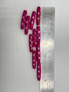 Handmade Polka Dot Glass Tube Beads Colorful Lampwork Glass Beads Loose <b>Spacer</b> Beads for Jewelry Making Craft Supplies - Product Image 4
