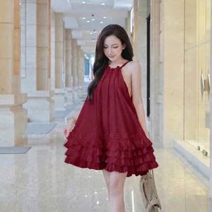 เดรสแขนสั้นผู้หญิงสุดเซ็กซี่สไตล์ทะเล ผสมผสานความสง่างาม ความสบาย ลุคสบายๆ และเป็นทางการได้อย่างลงตัว เหมาะสำหรับหลากหลายโอกาส ผ้าไหมแม็กซี่ - Product Image 1