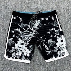Men's Casual Solid Oxford <b>Fabric</b> Eco-Friendly Quick-Dry <b>4</b> <b>Way</b> <b>Stretch</b> Waterproof Swimming Shorts Breathable Mid-Waist Board - Product Image 4