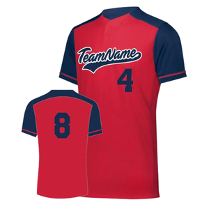 Camiseta de Béisbol Personalizada con Botones para Jóvenes, Uniforme Deportivo de Poliéster, Transpirable, Proveedor Mayorista OEM - Product Image 3