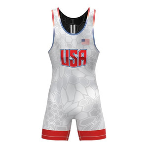 ชุดนักมวยปล้ำมืออาชีพสำหรับผู้ชาย น้ำหนักเบา ระบายอากาศได้ดี ยืดหยุ่นได้ เหมาะสำหรับการฝึกซ้อม การแข่งขัน และการแข่งขันแบบทัวร์นาเมนต์ - Product Image 1