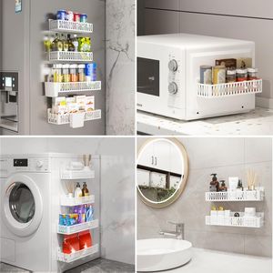 Set di 4 Grandi Organizzatori Magnetici per Spezie, Organizzatore Mobile per Frigorifero con 4 Ganci - Product Image 5