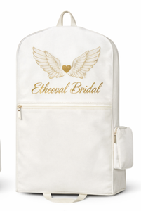 Bolsa para Trajes y Faldas Personalizada de Lona 100% Algodón con Bolsillos, Asa de Cinta y Cierre de Cremallera para Colgar en Armario - Product Image 3