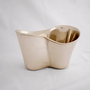 Cubo de Hielo de Aluminio Moderno y Elegante de Zahid Exports, Decoración de Bar, Diseño Artístico Ecológico Hecho a Mano para Sala de Estar y Uso en Hoteles - Product Image 3