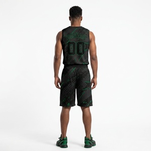 Maillot de <span class=keywords><strong>basket</strong></span>-ball réversible personnalisé avec nom, numéro et logo, impression numérique, short de <span class=keywords><strong>basket</strong></span>-ball pour hommes, uniformes de <span class=keywords><strong>basket</strong></span>-ball - Product Image 2