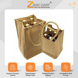 Exportador Mundial que Vende Bolsas de Yute para Vino de Alta Durabilidad y Calidad, con Logotipo/Tamaño/Diseño Personalizables a un Precio Óptimo - Product Image 2