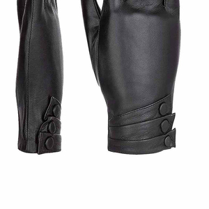 OEM ODM New Arrivals Men's Thermal <b>Touch</b> <b>Screen</b> Outdoor Winter Pure Leather Plain Style Breathable Dress <b>Gloves</b> - Product Image 4