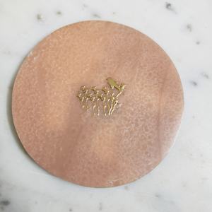 Ensemble de sous-verres en résine grise vierge Geode Sous-verres en époxy avec logo personnalisé d'amour métallique Couleurs et conceptions Mats et tampons en gros - Product Image 6
