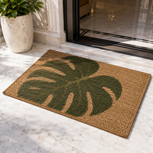 Paillasson en jute de qualité supérieure, épais, avec envers en latex antidérapant et antimicrobien, pour la maison et le jardin - Product Image 1