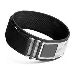 Cinturón de Levantamiento de Pesas Ajustable de Neopreno Gris a Rayas con Doble Tirador, Soporte Profesional para Espalda para Entrenamiento de Fuerza en Gimnasio - Product Image 5